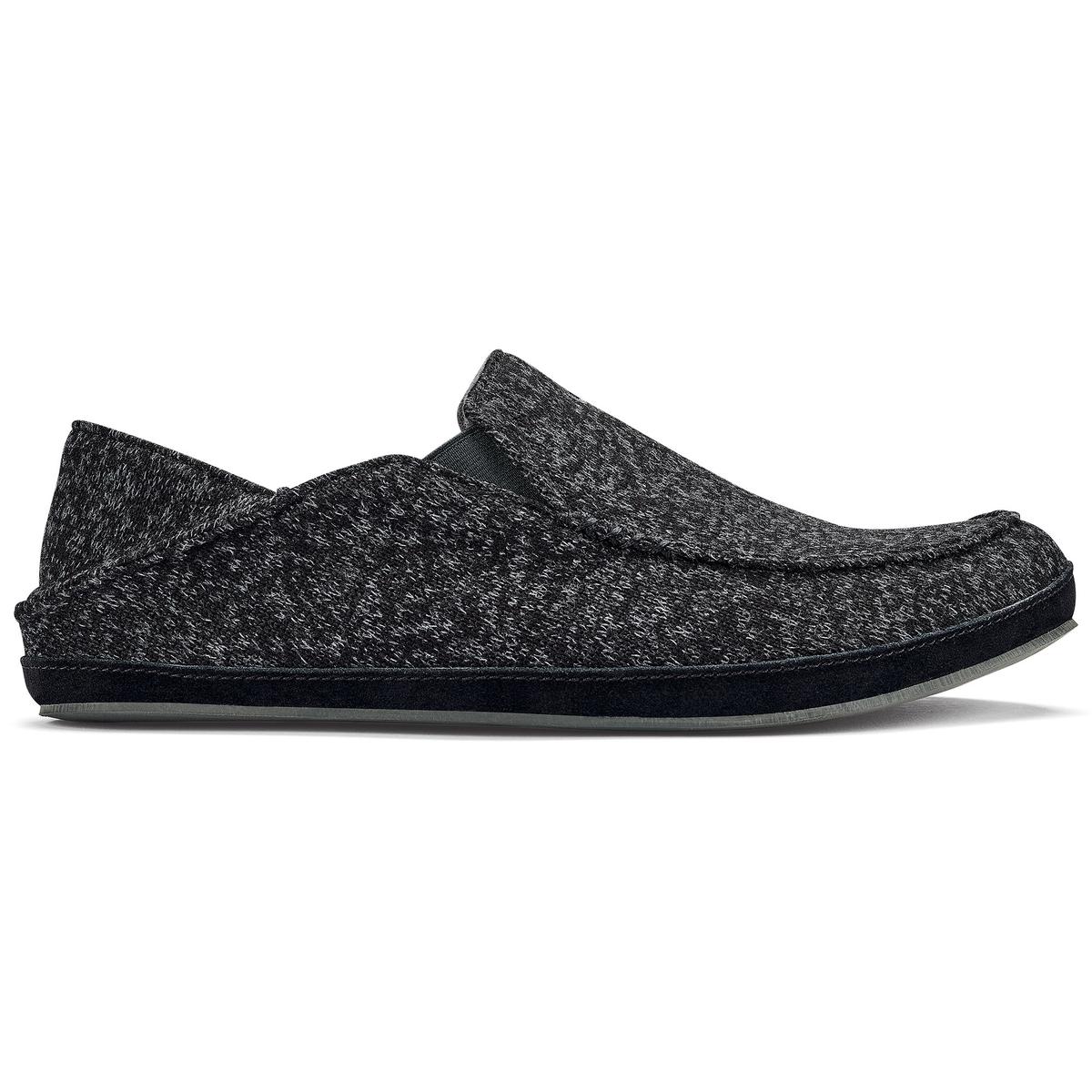 OluKai Men's Moloa Hulu Slippers Black - Sun & Ski Sports