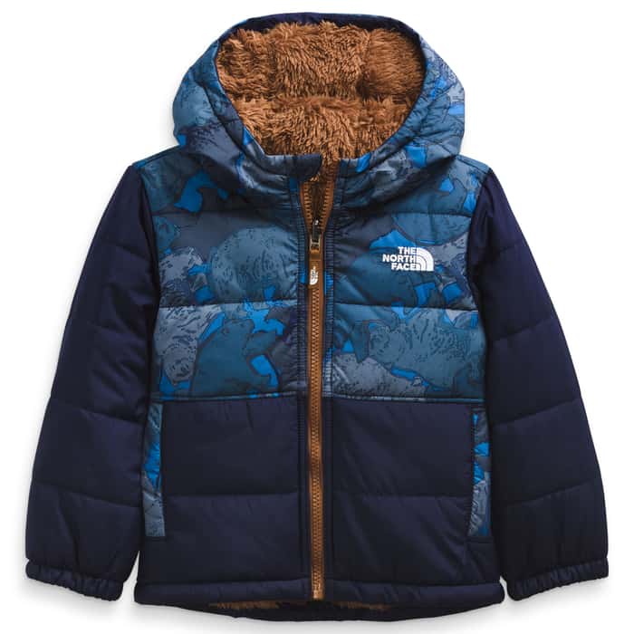 The North Face Boys' Reversible Mount Chimbo Full Zip Hooded Jacket Multi