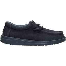 Hey Dude Kids' Wally Stretch Jersey Shoes