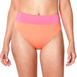 Sanctuary Women's Banded High Leg High Rise Bikini Bottoms