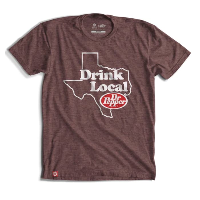 Tumbleweed TexStyles Mens Drink Local Dr Pepper T Shirt Sun & Ski Sports