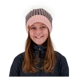 Obermeyer Girl's Tucson Faux Fur Pom Beanie