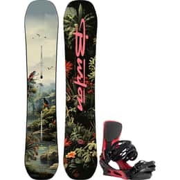 Burton Men's Custom Camber + Cartel X Re:Flex Snowboard Package '26
