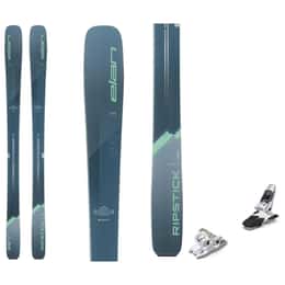 Elan Women's Ripstick 88 Snow Skis + Marker Squire 11 Ski Bindings Package '24