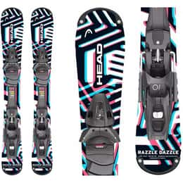 Head Razzle Dazzle Skis with SP 10 GW Bindings