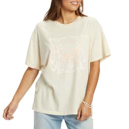 ROXY Women's Papillon Oversized Boyfriend T Shirt