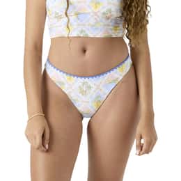 ROXY Women's Catch My Drift Hipster Full Coverage Bikini Bottom