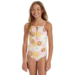 Billabong Girls' Flower Power One Piece Swimsuit