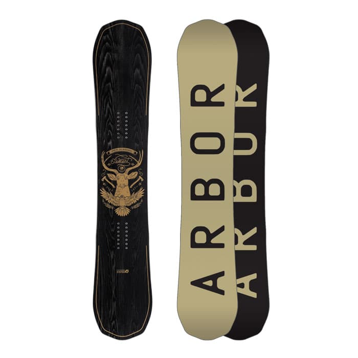Arbor Men's Element Black All Mountain Snowboard '16 Sun & Ski Sports