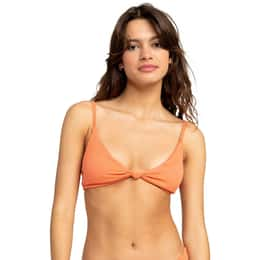 ROXY Women's Love The Surf Knot Bikini Top