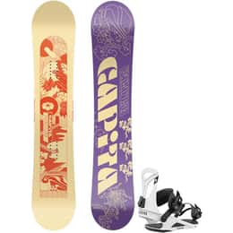 CAPiTA Women's Paradise Snowboard + Union Rosa Snowboard Bindings Package '24