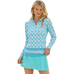 Cabana Life Amalfi Coast Performance Zippered Top