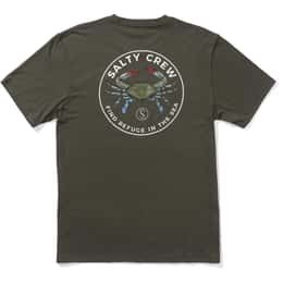 Salty Crew Men's Blue Crabber Premium T Shirt