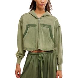Free People Women's Dream Team Zip Up Jacket