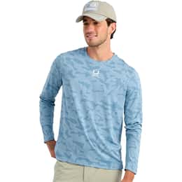 Huk Men's Andros Long Sleeve Crew Shirt