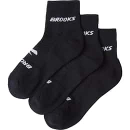Brooks Run-In Quarter Socks 3-Pack