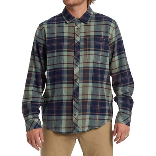 Billabong Men's Coastline Long Sleeve Flannel Shirt alt image view 6