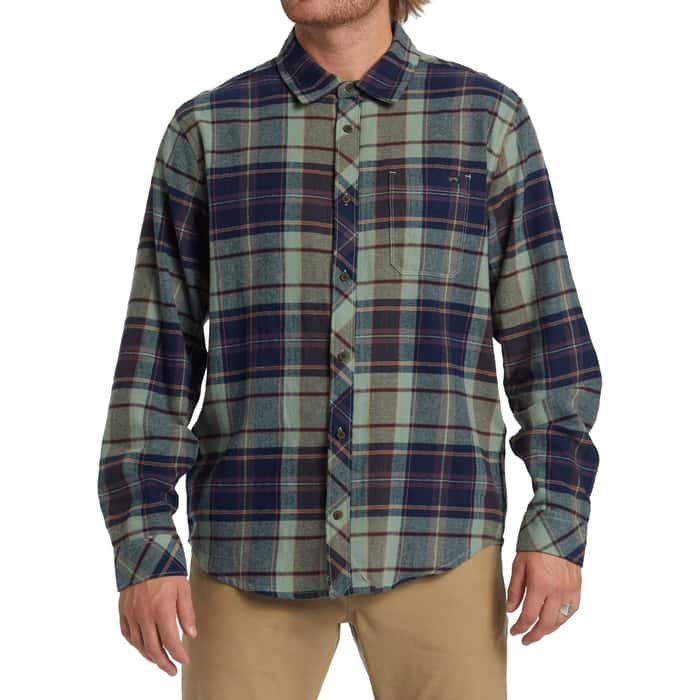 Billabong Men's Coastline Long Sleeve Flannel Shirt