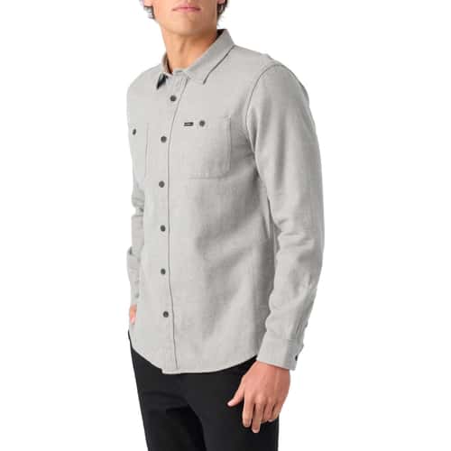 O'Neill Men's Breakwater Solid Flannel Shirt alt image view 2