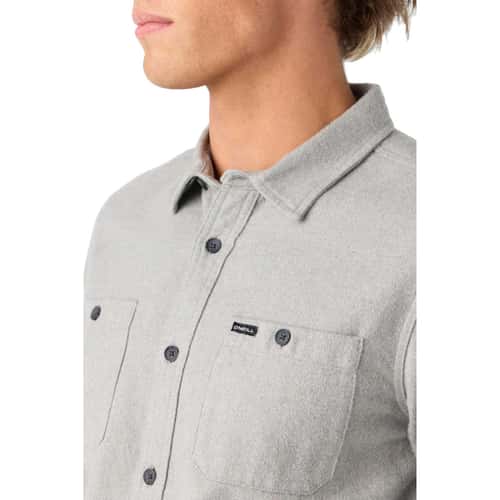 O'Neill Men's Breakwater Solid Flannel Shirt alt image view 4