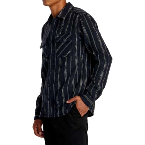 RVCA Men's Blanket LS Shirt alt image view 3