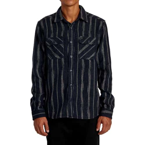 RVCA Men's Blanket LS Shirt alt image view 2