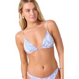 O'Neill Women's Surf Abstract Tanning Revo Triangle Bikini Top