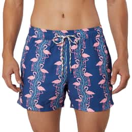 Party Pants Men's Flamingles Stripe Party Starter Short