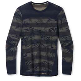 Smartwool Men's Intraknit Thermal Merino Base Layer Pattern Crew Shirt
