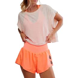Free People Women's Carpe Diem Logo Shorts