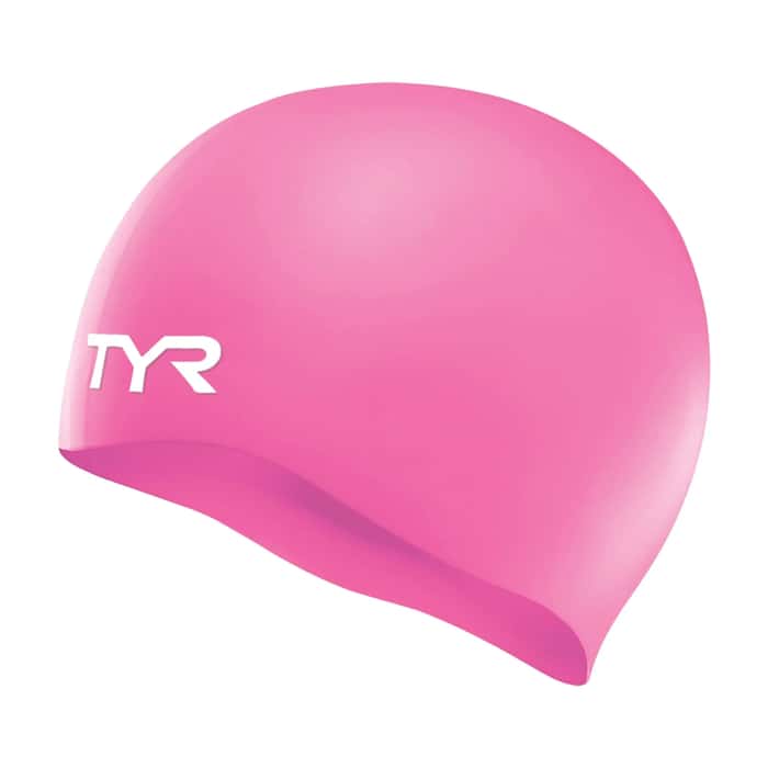 TYR Kids' Wrinkle-Free Silicone Swim Cap