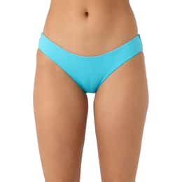 O'Neill Women's Saltwater Solids Rib Blue Lagoon Full Bottoms