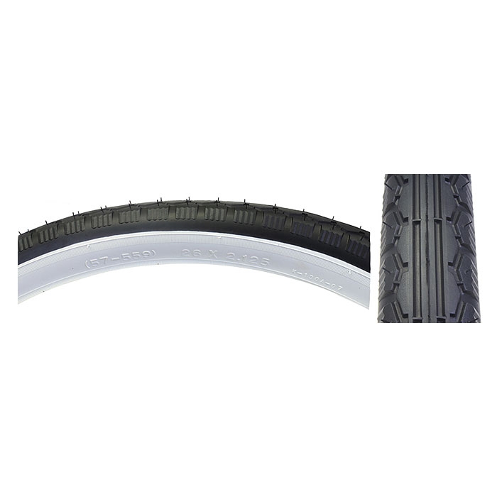 26x2 125 whitewall bike tire