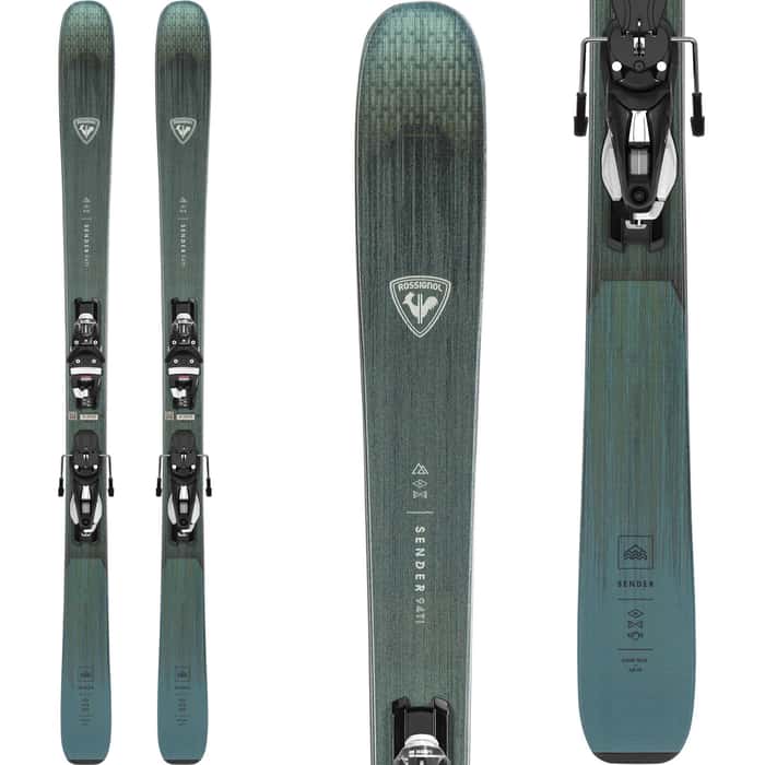 Rossignol Mens Sender 94 Ti Skis with Konect NX12 Bindings 24