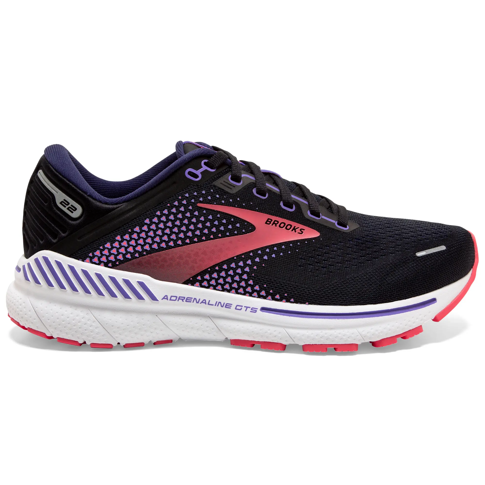 Brooks Women's Adrenaline GTS 22 Wide Running Shoes -  00190340947377