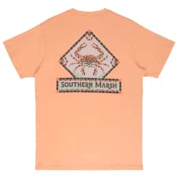 Southern Marsh Men's Mosaic Crab T Shirt