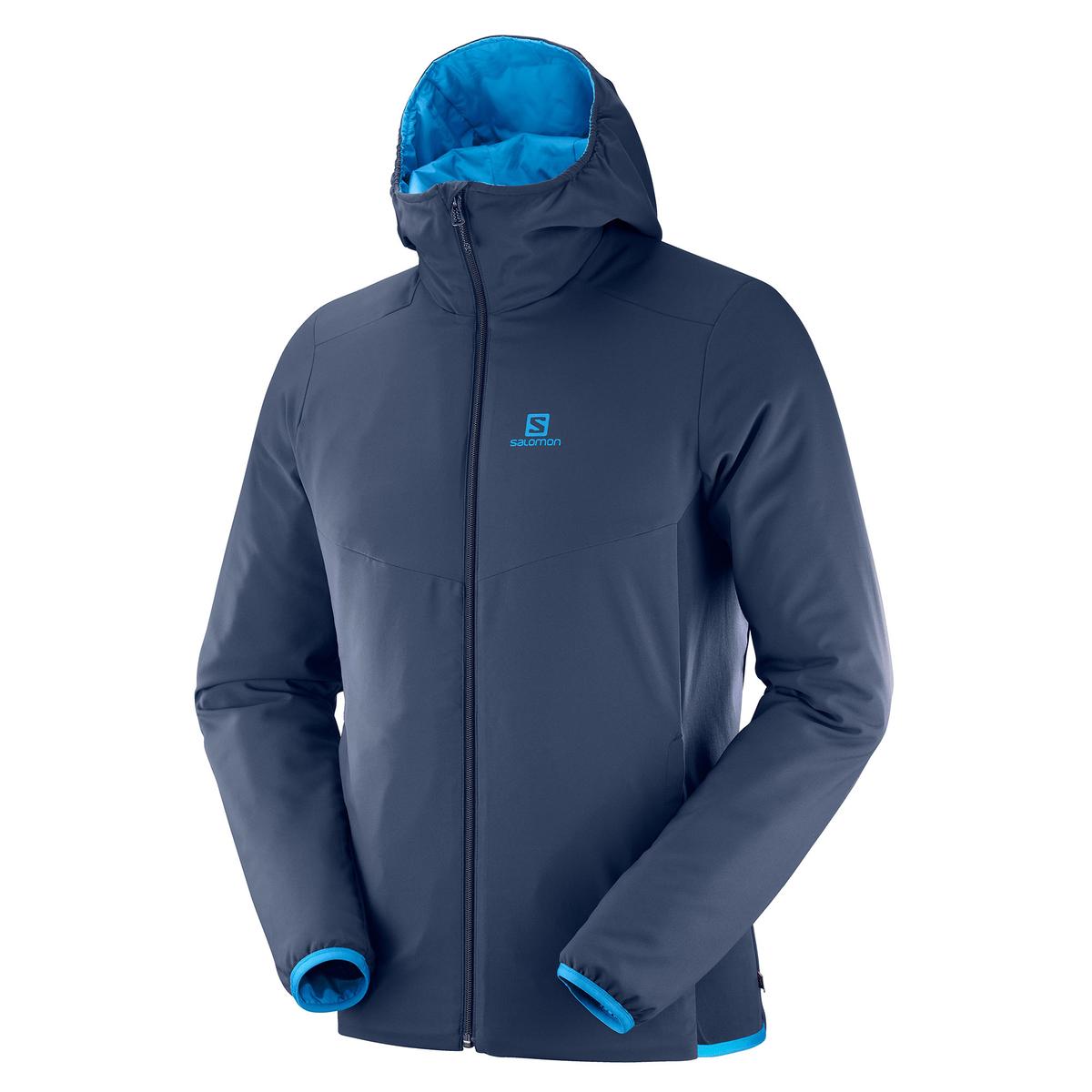 Salomon Men's Drifter Mid Hoodie Jacket, Hawaiian/Night Sky - Sun & Ski ...