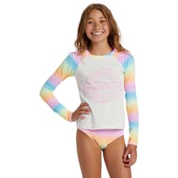 Billabong Girls' Vista Dreaming Long Sleeve Rashguard Set