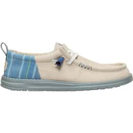 Hey Dude Men's Wally Funk Stripe Denim