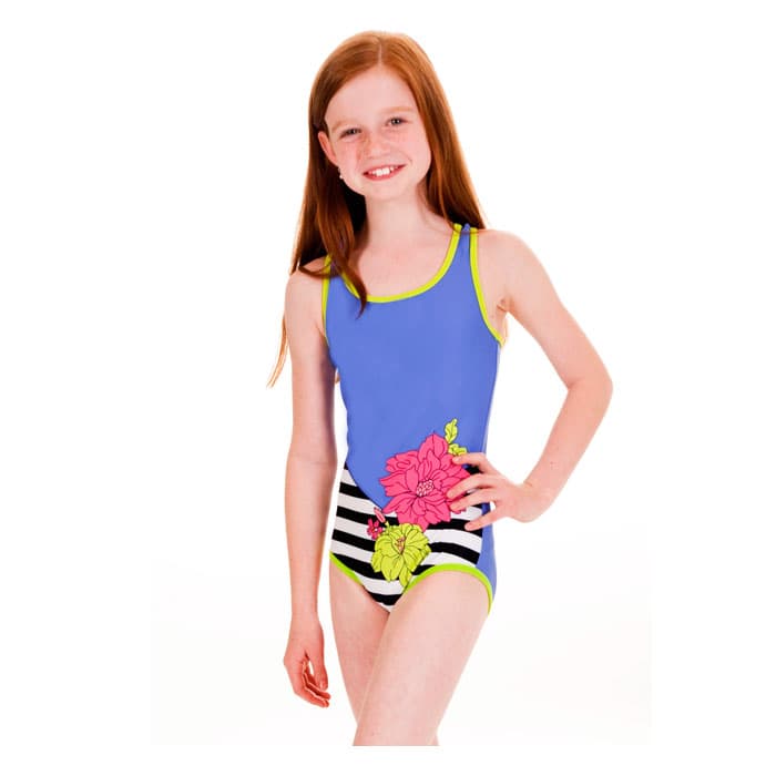 Limeapple Girl's El Cabo Floral One Piece Swimsuit - Sun & Ski Sports