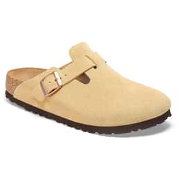 Birkenstock Women's Boston Suede Embossed Casual Shoes