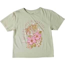 ROXY Girls' Hibiscus Paradise Oversized Boyfriend T Shirt