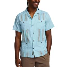 Howler Brothers Men's Guayabera Button Down SS Shirt