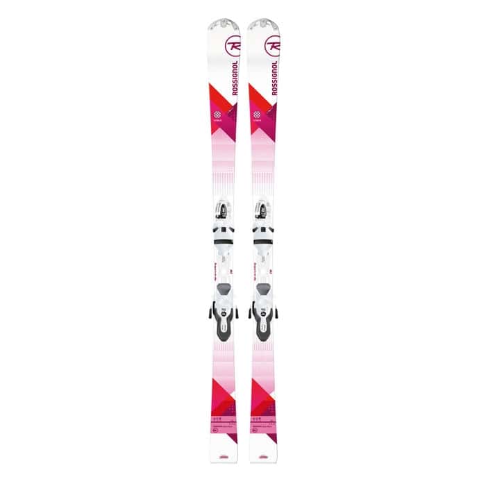 Rossignol Women's Unique Frontside Skis With Saphir 100 Bindings