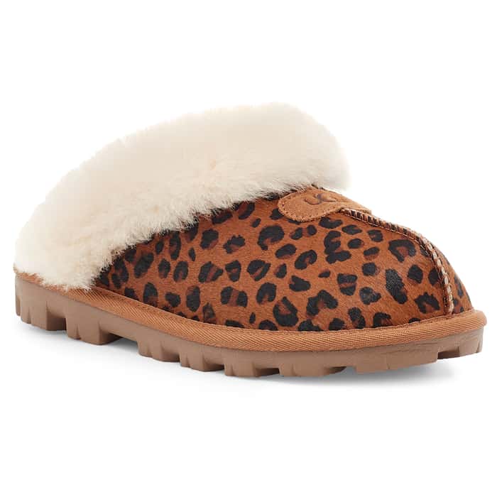 UGG Women's Coquette Leopard Slides