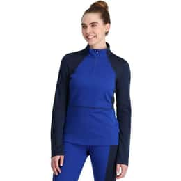 Spyder Women's Charger Half Zip Baselayer Top