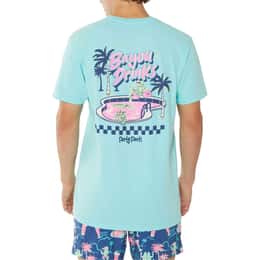 Party Pants Men's Bayou Drinks Short Sleeve T Shirt