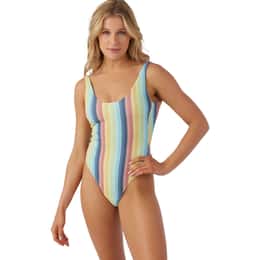 O'Neill Women's Beachbound Stripe North Shore One Piece Swimsuit