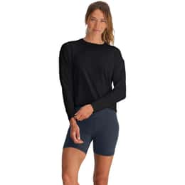 Free Fly Women's Bamboo Shade Crossover Long Sleeve T-Shirt