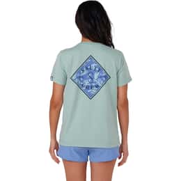 Salty Crew Women's Printed Tippet Boyfriend Short Sleeve T Shirt